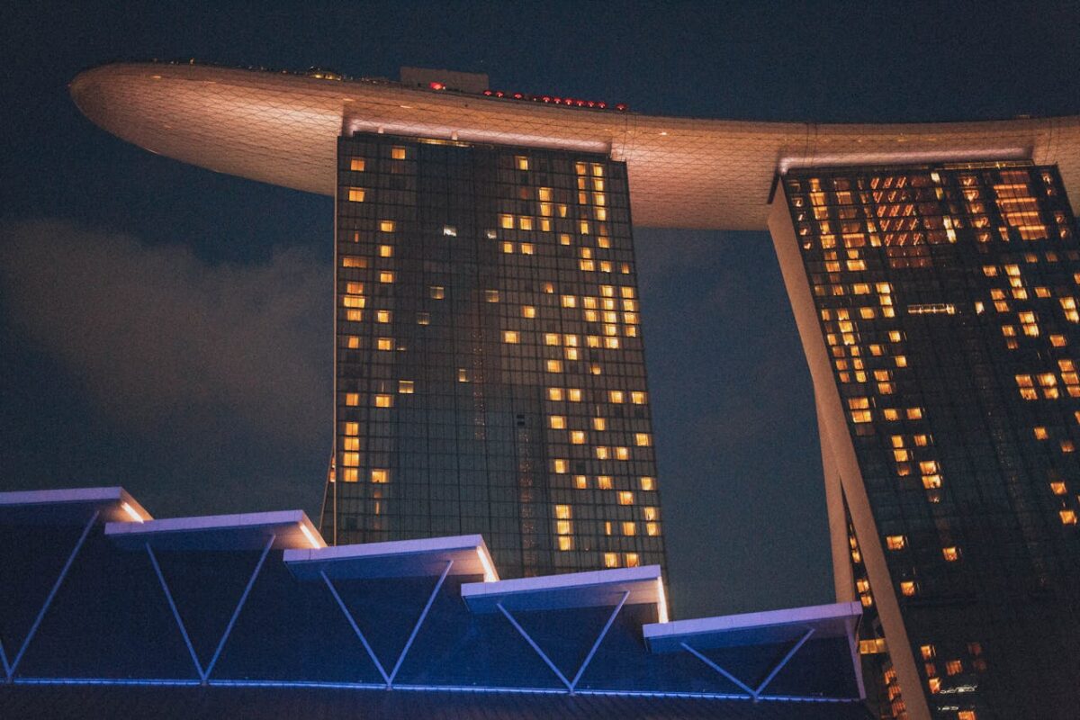 A photo of Marina Bay Sands in Singapore